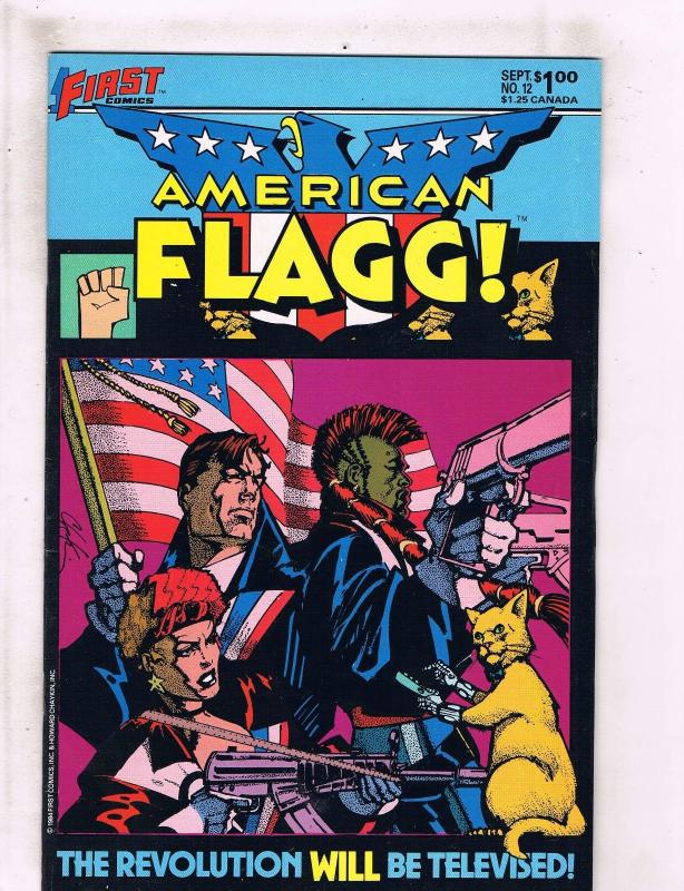 Lot of 10 American Flagg First Comic Books #11 12 13 14 15 16 17 18 19 20 WT5