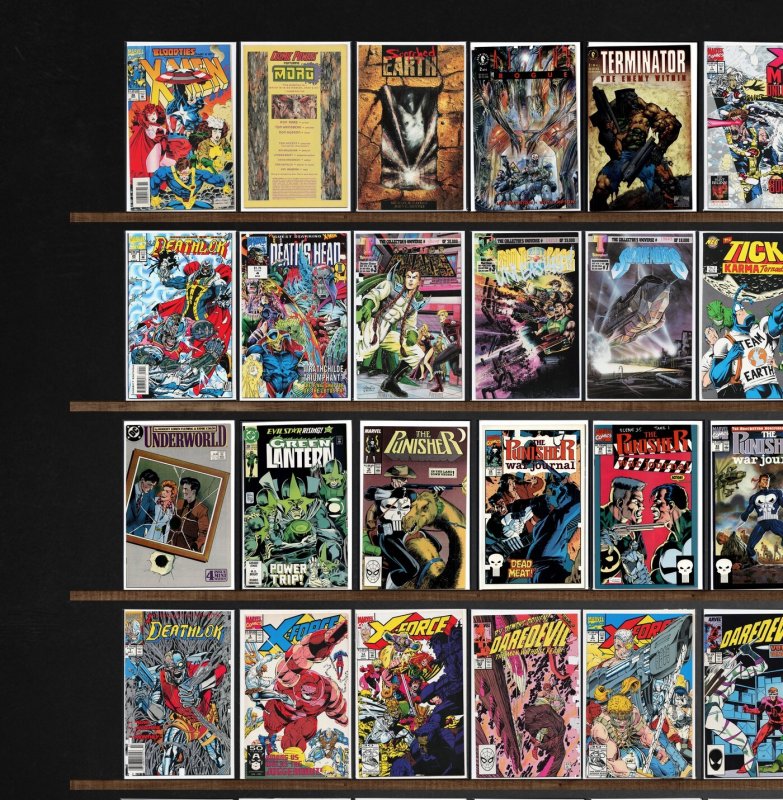 Huge Lot 150+ Comics with X-Force, Daredevil, Silver Surfer & More!