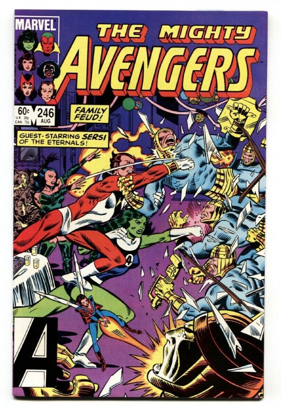 AVENGERS #246 Eternals issue - comic book Marvel NM-