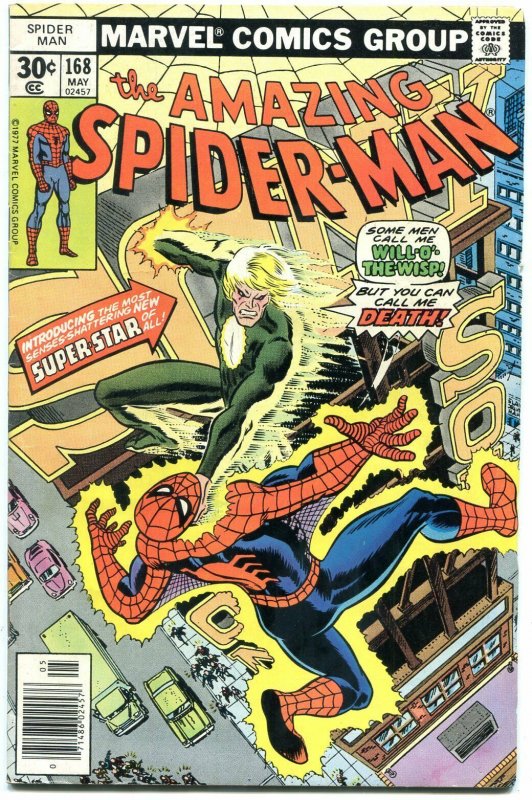 Amazing Spider-Man #168 1977- Super-Star- Marvel Comics FN