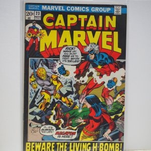Captain Marvel #23 (1972) Very Fine Condition. Second Megaton.