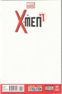 X-Men #1 (2013) Marvel Comics ~ Blank Cover Variant