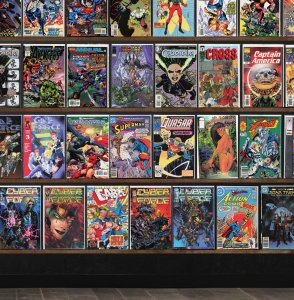 Huge Lot 140+ Comics with Captain America, Touch, Cyberforce, Superman & More!