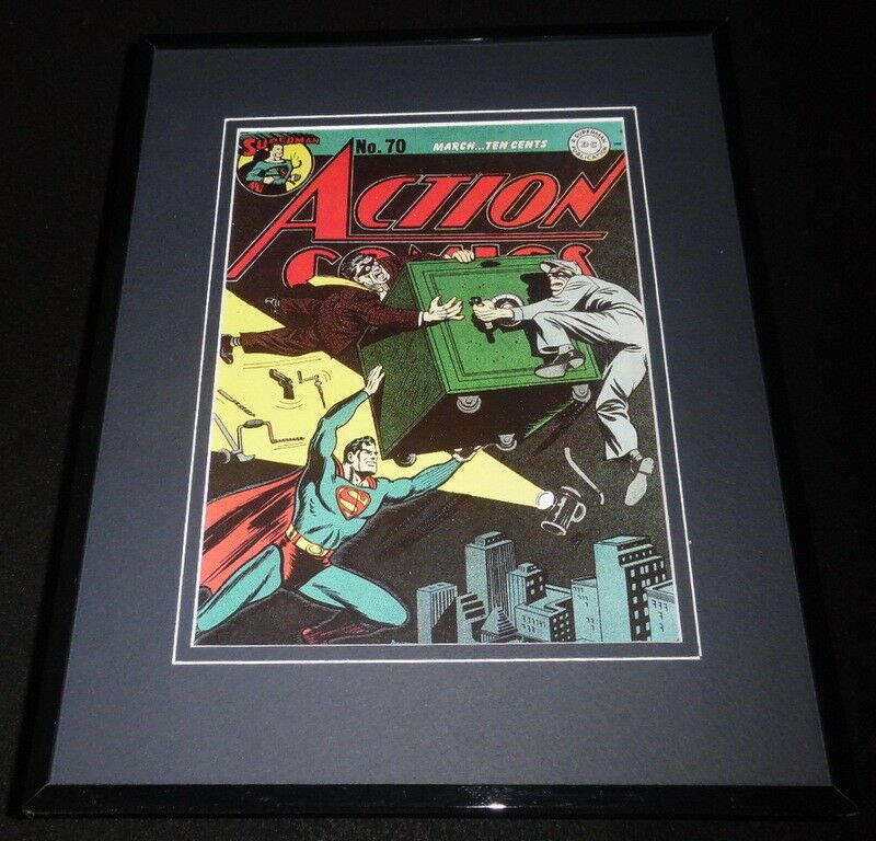 Action Comics #70 Framed 11x14 Repro Cover Display Superman 