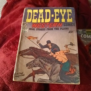 Dead-Eye Western V1 #6 Hillman Publishing 1949 golden age pre-code comics