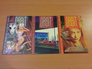 Orbit Graphic Science Fiction 1-3 Complete Set Run! ~ NEAR MINT NM ~ 1990