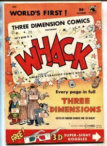 WHACK THREE DIMENSION COMICS #1-3-D-comic book-KUBERT ART VG