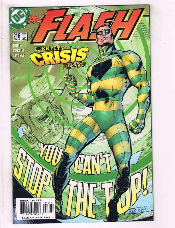 Lot of 3 The Flash DC Comic Books #215 216 217 Identity Crisis Tie-In J127