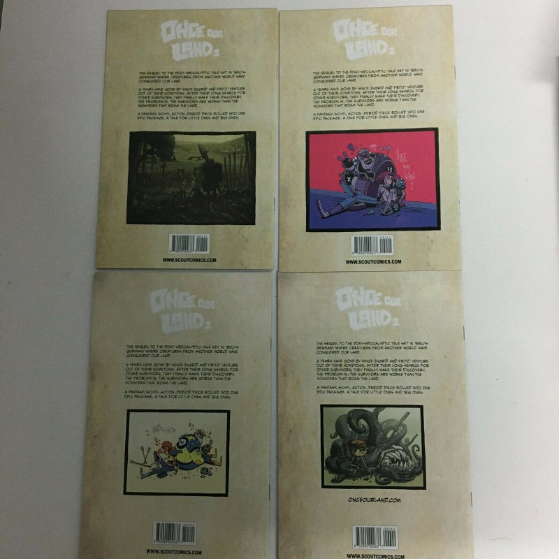 Once Our Land Book Two Issues #1 #2 #3 #4 Full Set Peter Ricq 2019 Scout Comics