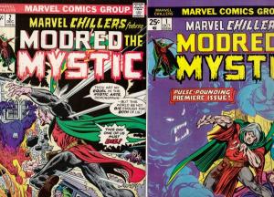 Marvel Chillers Modred Set #1to2 (Oct-75) NM Super-High-Grade Modred the Mystic