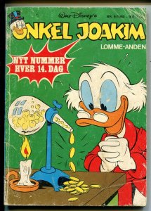 Onkel Joakim #9 1980-Disney-Danish-Uncle Scrooge-Carl Barks-Mickey Mouse-VG