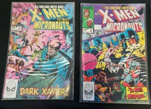 MARVEL BRONZE AGE 9PC(FN)DEFENDERS,X-MEN vs AVENGERS, X-MEN & MICRONAUTS 1983-92