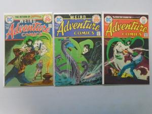 Spectre Adventure Comics  - see pics - average 6.0 - years vary