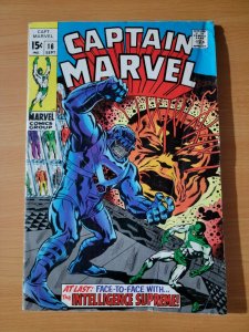 Captain Marvel #16 ~ VERY GOOD VG ~ 1969 Marvel Comics