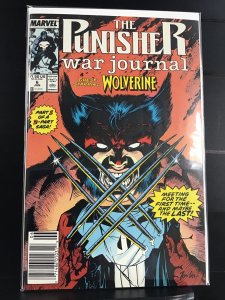 The Punisher War Journal #6 (1989) Guest Starring Wolverine!