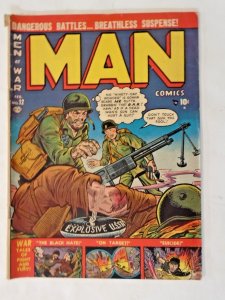 Man Comics (1951, Atlas) #12vgfn; Violent Cvr, Maneely Art