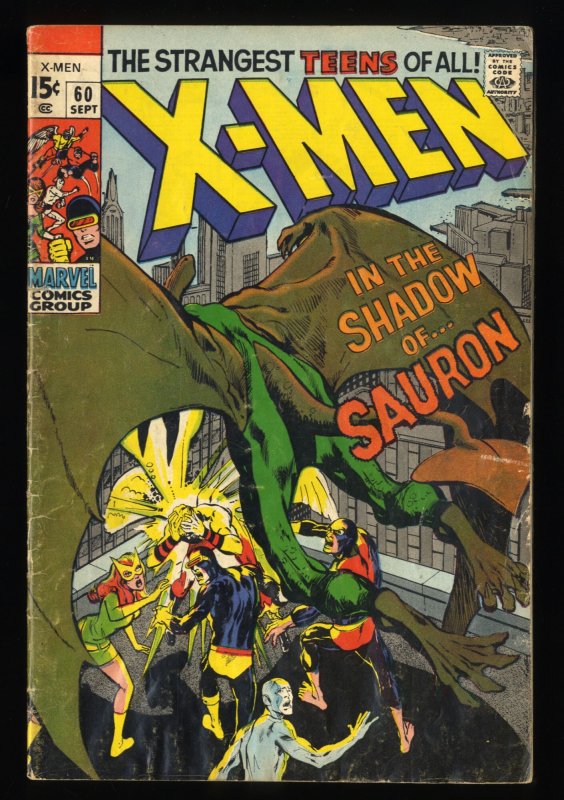 X-Men #60 GD/VG 3.0 1st Sauron!