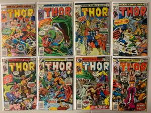 Mighty Thor bronze-age comics lot #271-314 newsstand 40 diff avg 5.0 (1978-81)