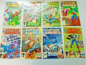 Captain America Comic Lot #300-349 42 Diff Avg 7.0 (Range 6.0-8.0) (1984-1989)