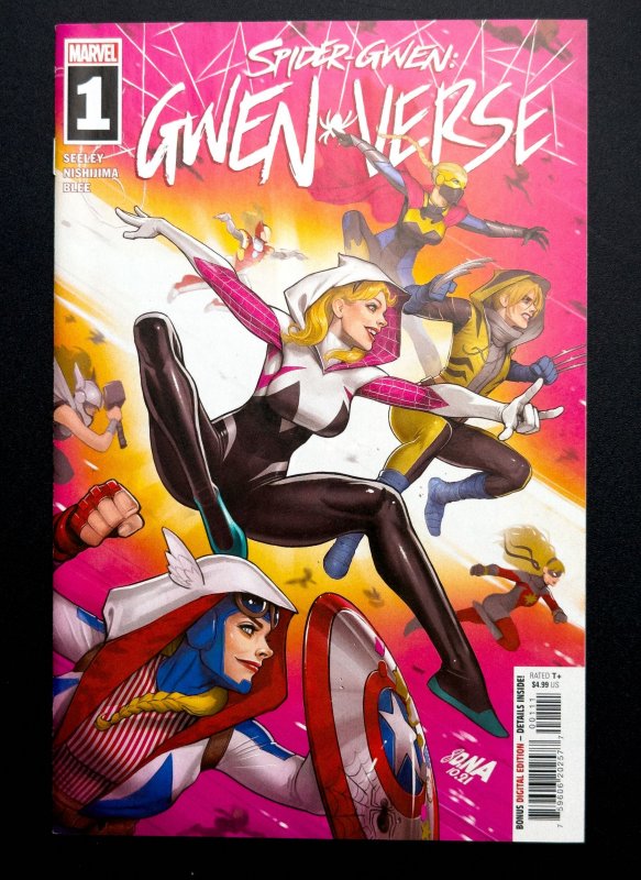 Spider-Gwen: Gwenverse #1 (2022) [KEY] 1st Thorgwen, Nightbird, Spider-Zero - NM