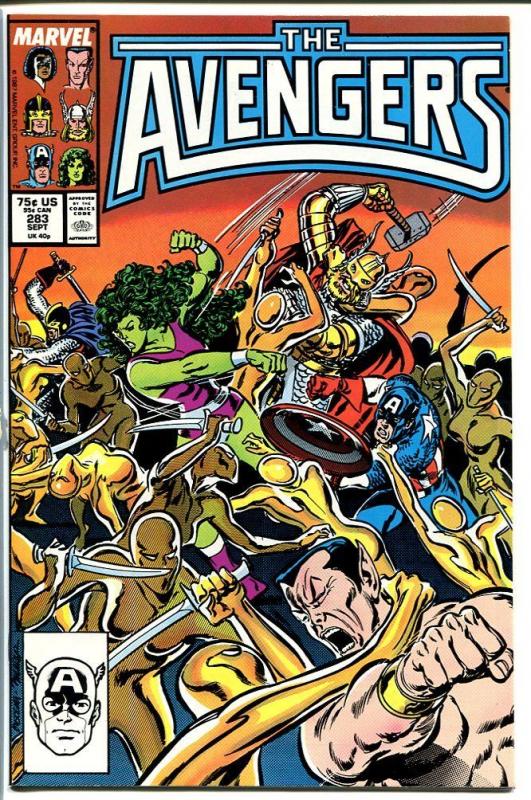 AVENGERS #283-CAPTAIN MARVEL-HIGH GRADE VF/NM