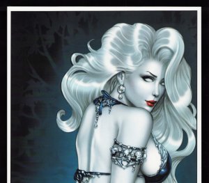 Lady Death: Enchantments #1 Reflection Ed. Cover Art 2x SIGNED 11 x 17 Print