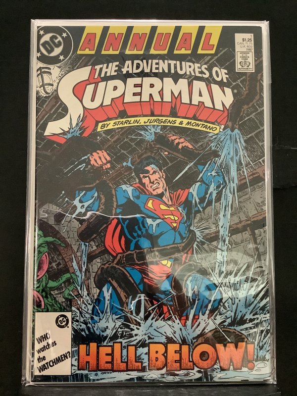 Adventures of Superman Annual #1 Direct Edition (1987)