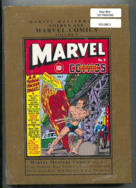 Marvel Masterworks Golden Age Marvel Comics Vol 3 hardcover