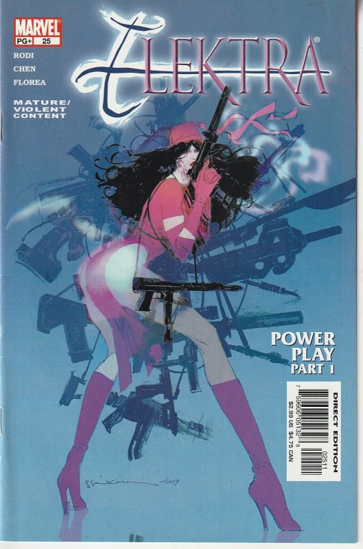 Elektra(Marvel Knights)# 23,24,25,26,27,28   The Mark, Power Play,