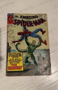 The Amazing Spider-Man #20 (1965)1st scorpion and origin.  See description