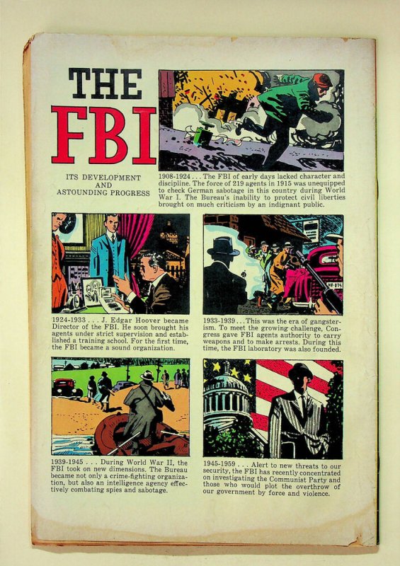 Four Color #1069 - The FBI Story - Movie Classics (1959, Dell) - Good-
