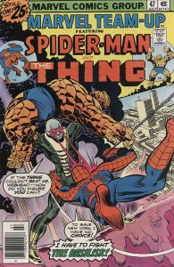 Marvel Team-Up #47 FN ; Marvel | Spider-Man the Thing