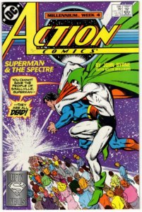 ACTION COMICS #597 (9.0-9.2) Spectre Jon Byrne High Grade DC