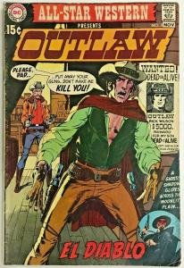 ALL-STAR WESTERN#2 VG/FN 1970 DC BRONZE AGE COMICS