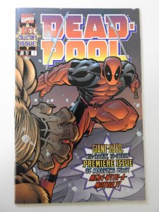 Deadpool #1 (1997) VG+ Condition cover detached top staple