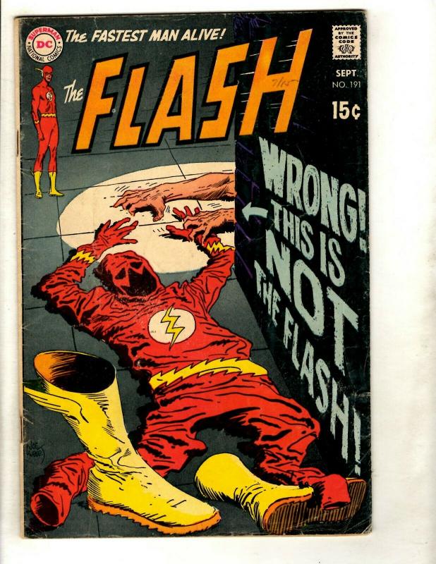 Flash # 191 FN- DC Silver Age Comic Book Superman Batman Green Lantern Arrow GK1