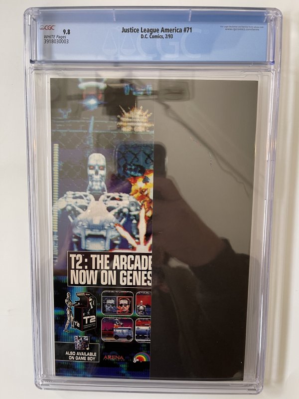 Justice League America # 71 CGC 9.8 - 1st Printing