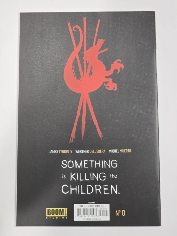 SOMETHING IS KILLING THE CHILDREN #0 COVER K 1:500 OPENA VARIANT DOUBLE SIGNED