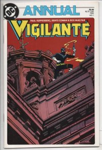 VIGILANTE #1 ANNUAL, NM, Peace Maker's sidekick, DC 1985  more DC in store