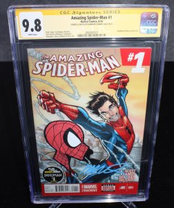 Amazing Spider-Man #1 CGC (9.8) Signed & Sketched by Humberto Ramos - 2014