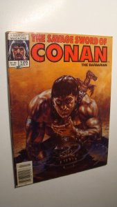 SAVAGE SWORD OF CONAN 126 R.E. HOWARD  *SOLID COPY* EARL NOREM COVER ART 