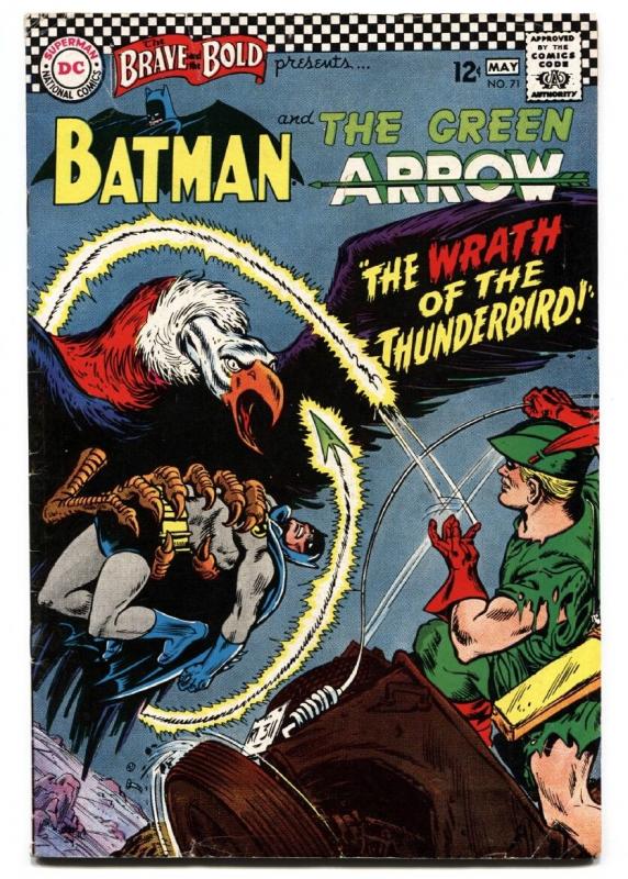 BRAVE AND THE BOLD  #71 1970-DC-BATMAN-GREEN ARROW-vg