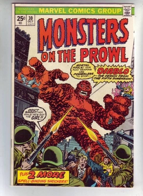 Monsters on the Prowl #30 (Oct-74) VF/NM High-Grade 