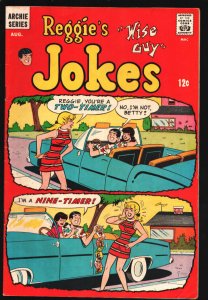 Reggie Wise Guy Jokes #1 1968-First issue-Archie appears-Swimsuit panels-Rare...