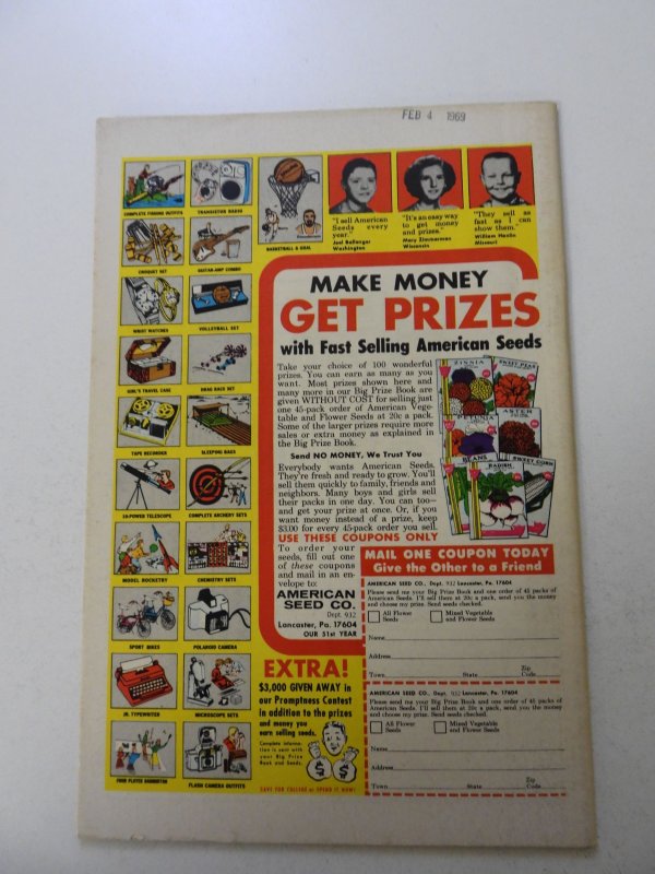 Our Army at War #205 (1969) FN/VF condition date stamp back cover