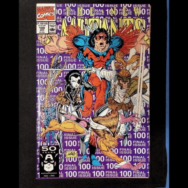 New Mutants, Vol. 1 100A 1st team app. X-Force