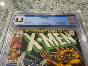 (Uncanny) X-Men # 65 CGC Graded 6.5 Marvel Comic Book 1970 Neal Adams JH27