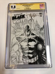 Batman Black & White (2021) # 1 (CGC SS 9.8) Signed Tyler Kirkham | Comics Elite