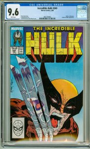 The Incredible Hulk #340 (1988) CGC 9.6!