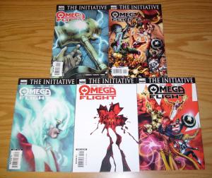 Omega Flight #1-5 VF/NM complete series - beta ray bill - u.s.agent - alpha set